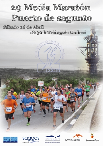 Cartel Media Maratón Puerto Sagunto 2